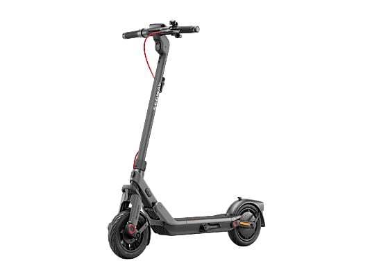 SEGWAY Ninebot E3 D E-Scooter – 10 Zoll, 25 km/h, Klappbar & Stylisch | Schwarz / Silber / Rot